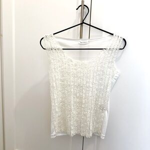 Lounie lace chiffon blouse - unworn